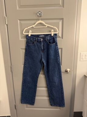 Unqilo x JW Anderson Straight Jeans in Navy